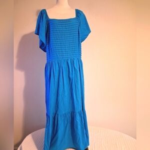 Blue Maxi Dress Plus Size 4X